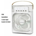 Ar condicionado portátil 3 em 1, umidificador, ventilador, com luzes em LED.
